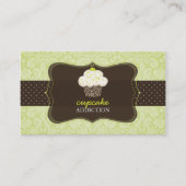 PixDezines Keylime Sponge cupcake/pâtisserie Visitekaartje (Voorkant)