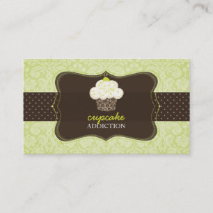 PixDezines Keylime Sponge cupcake/pâtisserie Visitekaartje