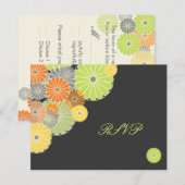 PixDezines Kiku (chrysanthemum) Les RSVP nécessite (Devant / Derrière)