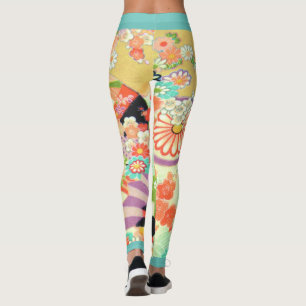 PixDezines Kimono/Pioenen/Kersenbloesems Leggings