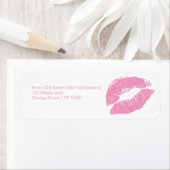 PixDezines kiss/lips/pink Etiket (Insitu)