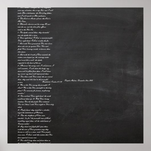 PixDezines-krijtbord+lantaarns/zitvlak Poster (Voorkant)