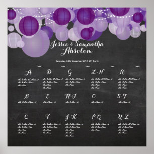 PixDezines-krijtbord+lantaarns/zitvlak Poster