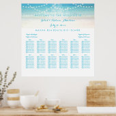 PixDezines Kroonluchter/Strand/Zitplaatskaart Poster (Keuken)