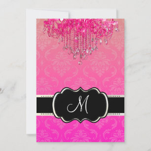 PixDezine's Kroonluchter+Vendome Damask/5x7 Kaart