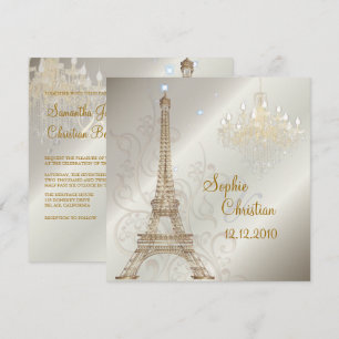 PixDezines LA TOUR EIFFEL/PARIS/CRYSTAL CHANDELIER Kaart