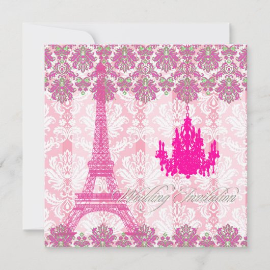 PixDezines la tour eiffel/paris Kaart (Voorkant)