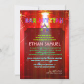 PixDezines laser/neon lampjes bar mitswa Kaart (Achterkant)