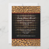 PixDezines LEOPARD-AFSTUDEREN Kaart (Achterkant)