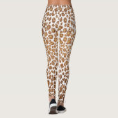 PixDezines Leopard/Faux Metallic/DIY achtergrond Leggings (Achterkant)