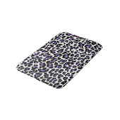 PixDezines leopard print/DIY achtergrondkleur Badmat (Gekanteld)