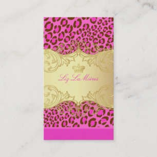 PixDezines Leopard spots / cartes de visite