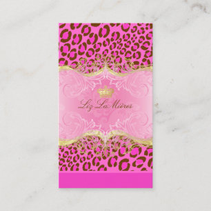 PixDezines Leopard spots / cartes de visite