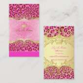 PixDezines Leopard spots / cartes de visite (Devant / Derrière)