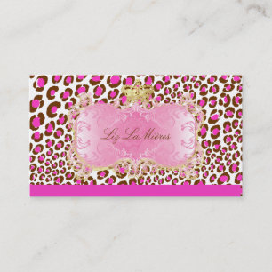 PixDezines Leopard spots / cartes de visite