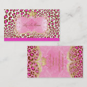 PixDezines Leopard spots / cartes de visite (Devant / Derrière)