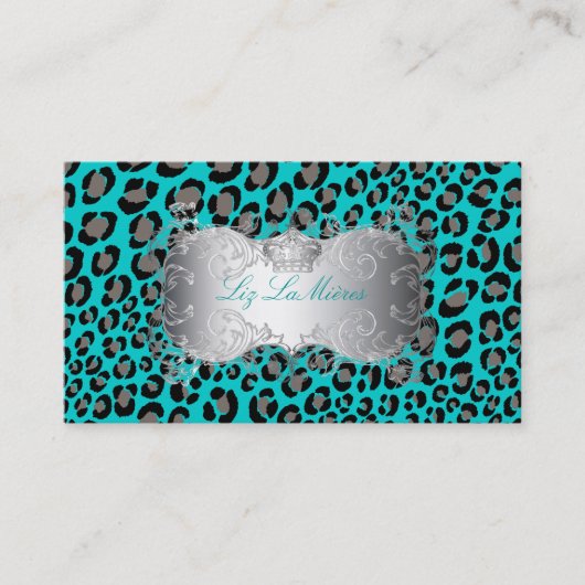 PixDezines Leopard spots / visitekaartjes (Voorkant)