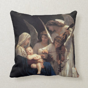 PixDezines liederen van engelen/bouguereau Kussen