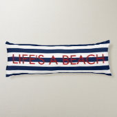 PixDezines life's strand lichaam kussen (Achterkant)