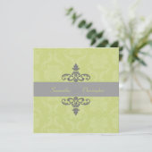 PixDezines Liliana Damask, DIY kleuren Kaart (Staand voorkant)