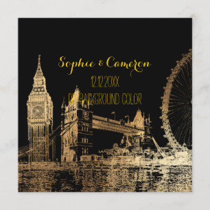 PixDezines Londen/Nepgoud Folie/DIY achtergrond Kaart