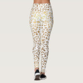 PixDezines Lopard Print/Gold Tone Leggings (Achterkant)