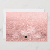 PixDezines Love+ Light Chanoeka Echte Sneeuwvlokke Feestdagenkaart (Achterkant)