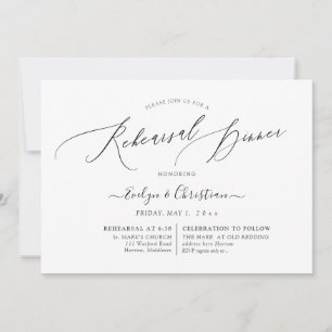 PixDezines Luxe Calligraphy Oefen Diner  Kaart