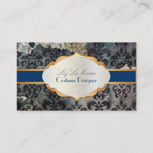 PixDezines lys damask behang/doe-het-zelf kleuren Visitekaartje