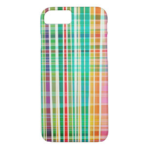 PixDezines malibu plaid iPhone 8/7 Hoesje