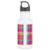 PixDezines malibu plaid Waterfles (Achterkant)