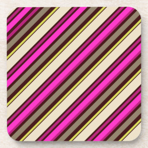PixDezines Malibu Strepen/DIY achtergrondkleur Onderzetter