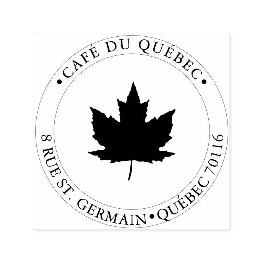 PixDezines Maple Leaf Zelfinktende Stempel (Design)
