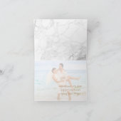 PixDezines Marble+Fancy Scripts danken u Bedankkaart (Binnen)