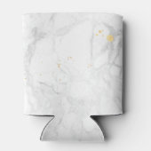 PixDezines Marble+Faux Gold nieuwe Mrs Blikjeskoeler (Achterkant)