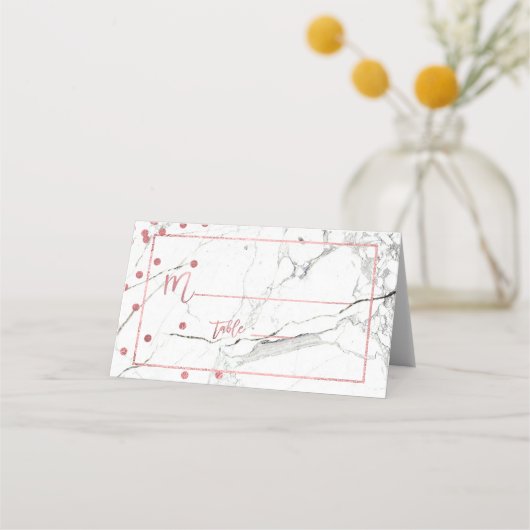 PixDezines Marble+Faux Roos Gold Confetti (Voorkant)