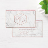 PixDezines Marble+Faux Rose Gold Script /Cadeau (Bureau)