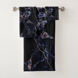 PixDezines MARBRE BLEU MINUIT + FAUSSES VEINES D'O