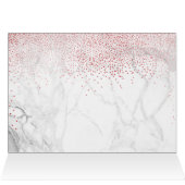 PixDezines Marbre+Faux Rose Gold/Table Réservée (Intérieur Horizontal (haut))