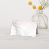 PixDezines Marmer Faux Roos Gouden Confetti (Achterkant)