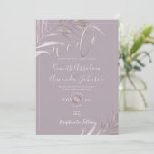 PixDezines Mauve+Lila Palms, dat doen we Kaart (Staand voorkant)