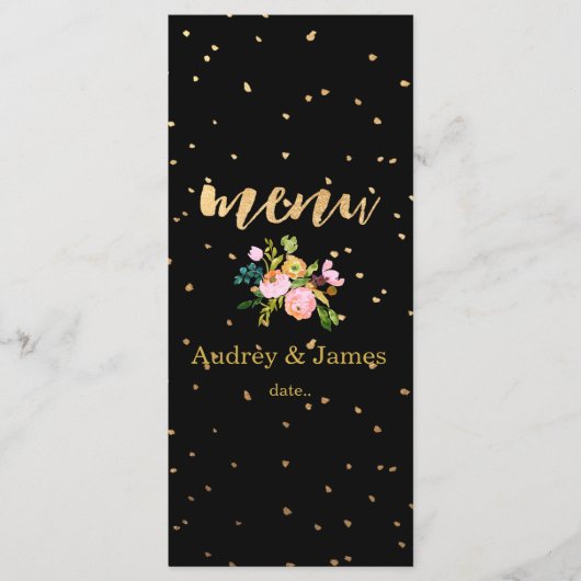 PixDezines menu aquarelle florale/ranunculus (Devant)