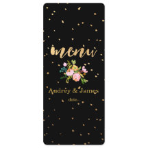 PixDezines menu bloemige waterverf/ranunculus