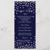 PixDezines menu DIY kleur/zilveren confetti (Achterkant)