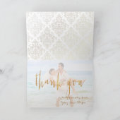 PixDezines merci cartes/fausse feuille d'or (Intérieur)