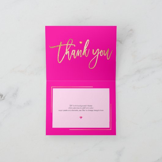 PixDezines MERCI Faux Gold Script, do-it-yourself  (Intérieur)