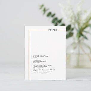 PixDezines Minimalistische Nep Gouden Lijst Detail Kaart