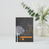 PixDezines mitzvah carte de place/arbre de vie (Debout devant)