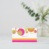 PixDezines Mod Bubbles/mitzvah-plaatskaarten Plaatskaartje (Staand voorkant)