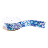 PixDezines Mod Star van David, Blue, Hanukkah Lint (Spoel)